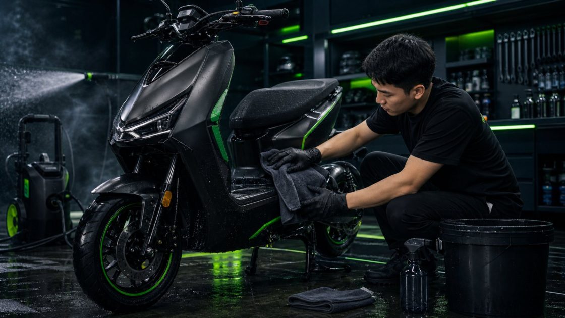 Cách vệ sinh xe điện đúng cách: sạch xe nhưng không hại điện