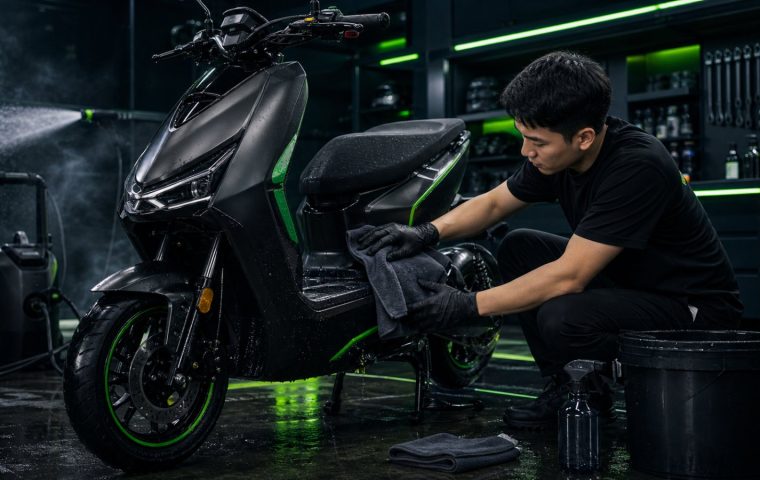 Cách vệ sinh xe điện đúng cách: sạch xe nhưng không hại điện