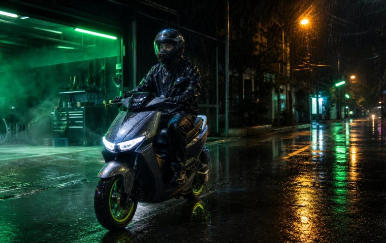 Đi mưa với xe điện cần lưu ý gì?