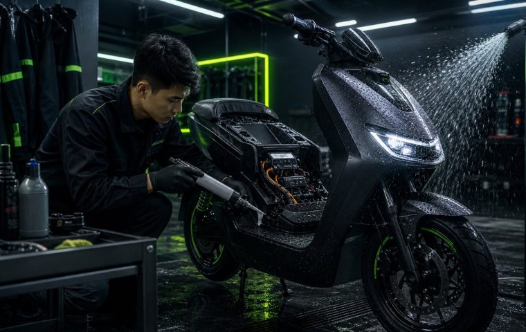 Hướng dẫn chống nước cho xe điện: làm đúng để yên tâm hơn mùa mưa