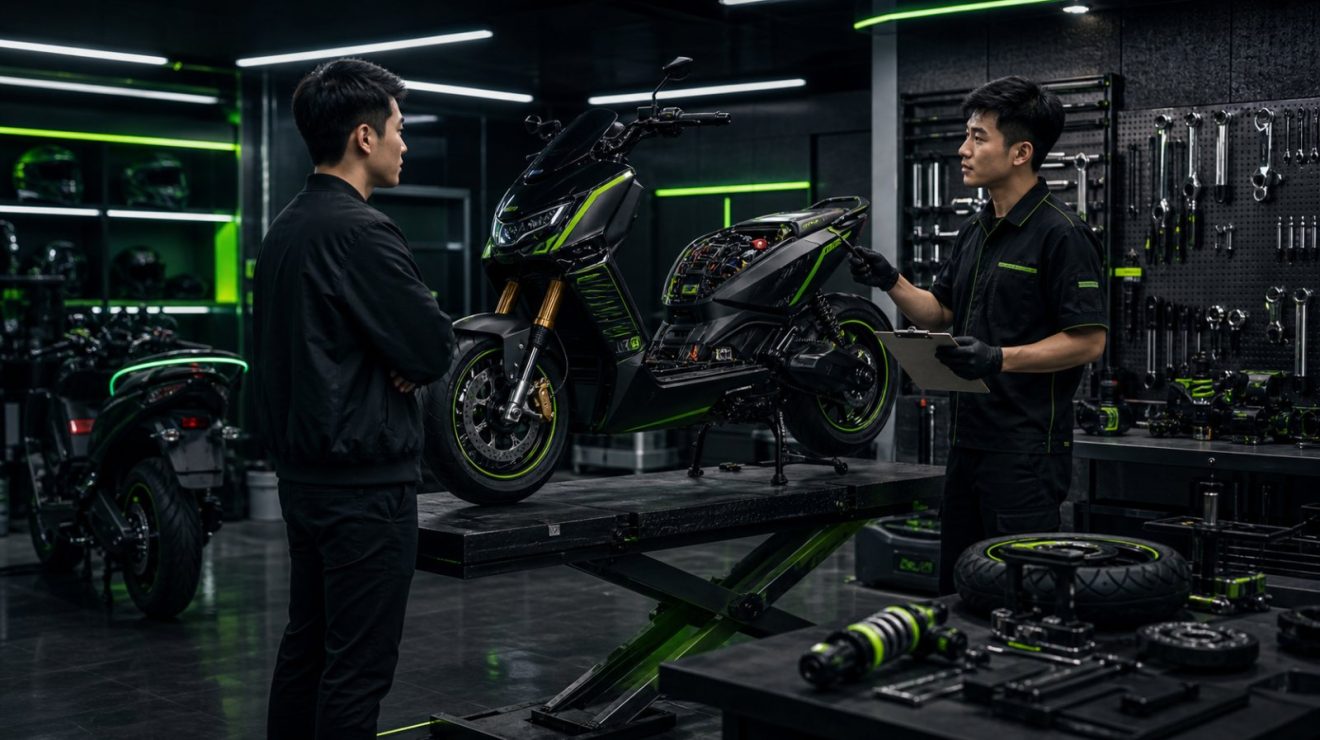 Tìm garage độ xe điện uy tín: đừng chỉ nhìn ảnh trước và sau