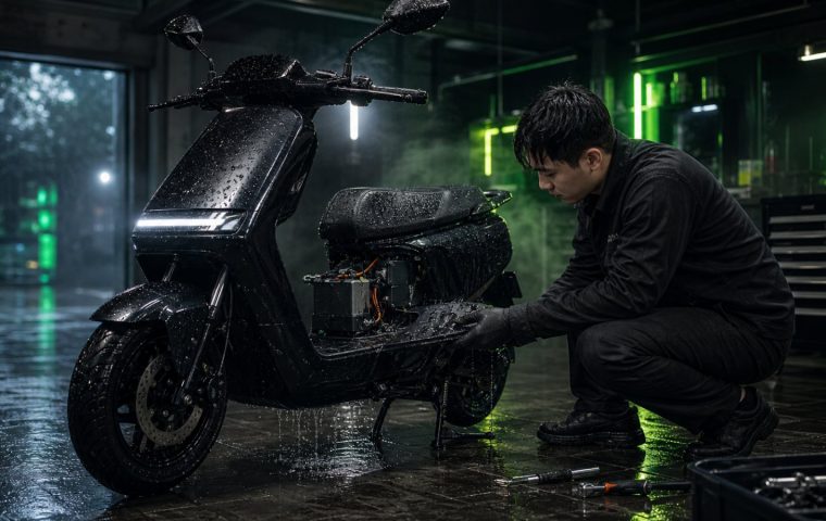 Xe điện bị vô nước có sao không? Việc cần làm ngay sau khi đi mưa ngập