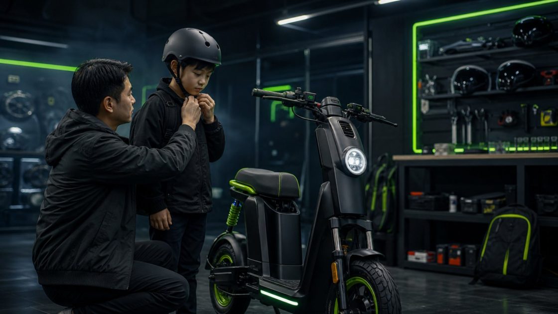 Xe điện mini cho học sinh cấp 2: nhỏ gọn nhưng phải đặt an toàn lên trước
